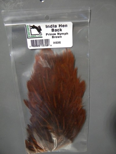 India hen Back - Prince nymph Brown.